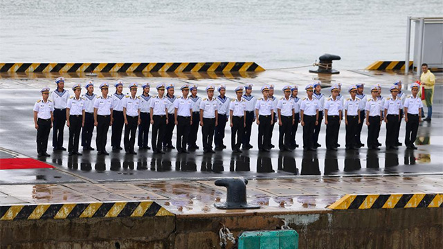 中國海軍989編隊抵達越南進行友好訪問